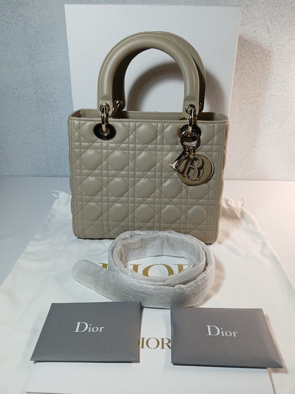 디올 레이디 토트백 미듐 M0565OCEA 상품이미지1