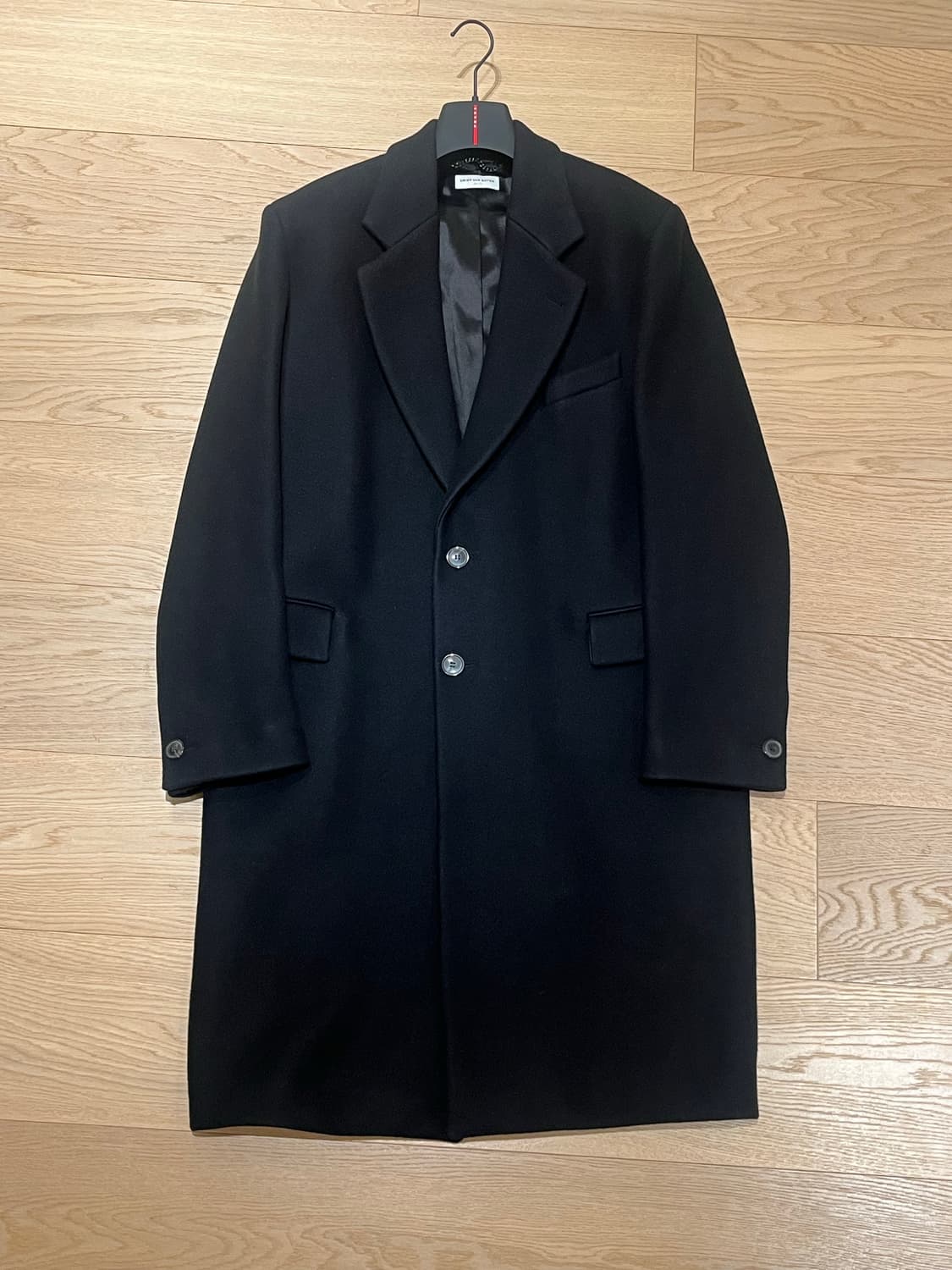 Dries Van Noten 드리스반노튼 블랙 코트 50 상품이미지1