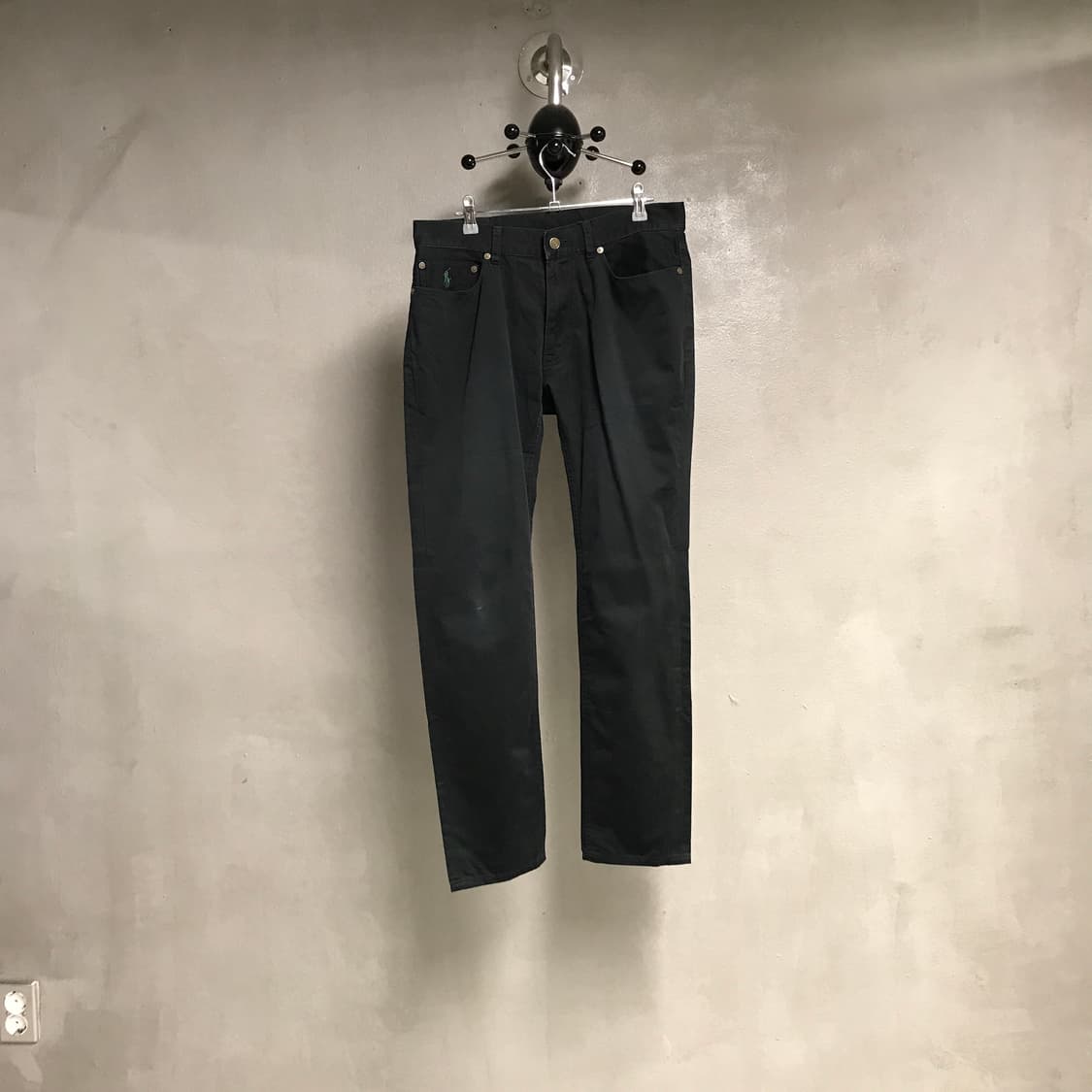 폴로 랄프로렌 코튼 팬츠 블랙 31/30 상품이미지1