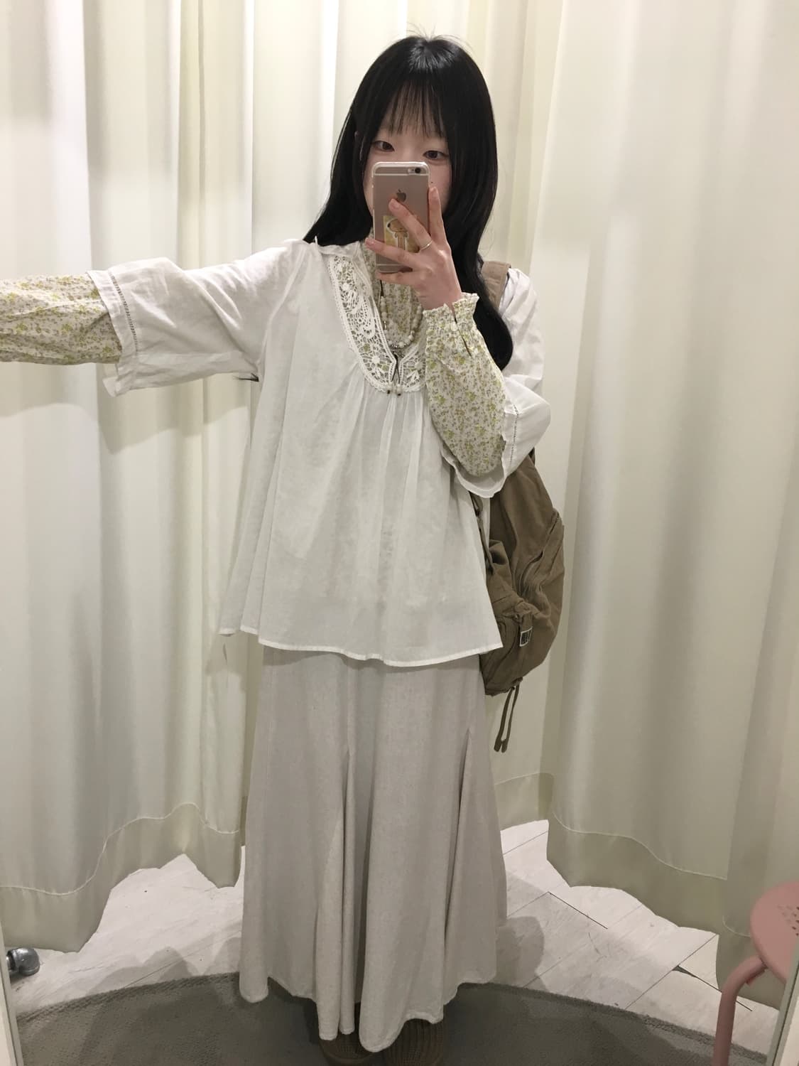 ehka sopo flower blouse 상품이미지4