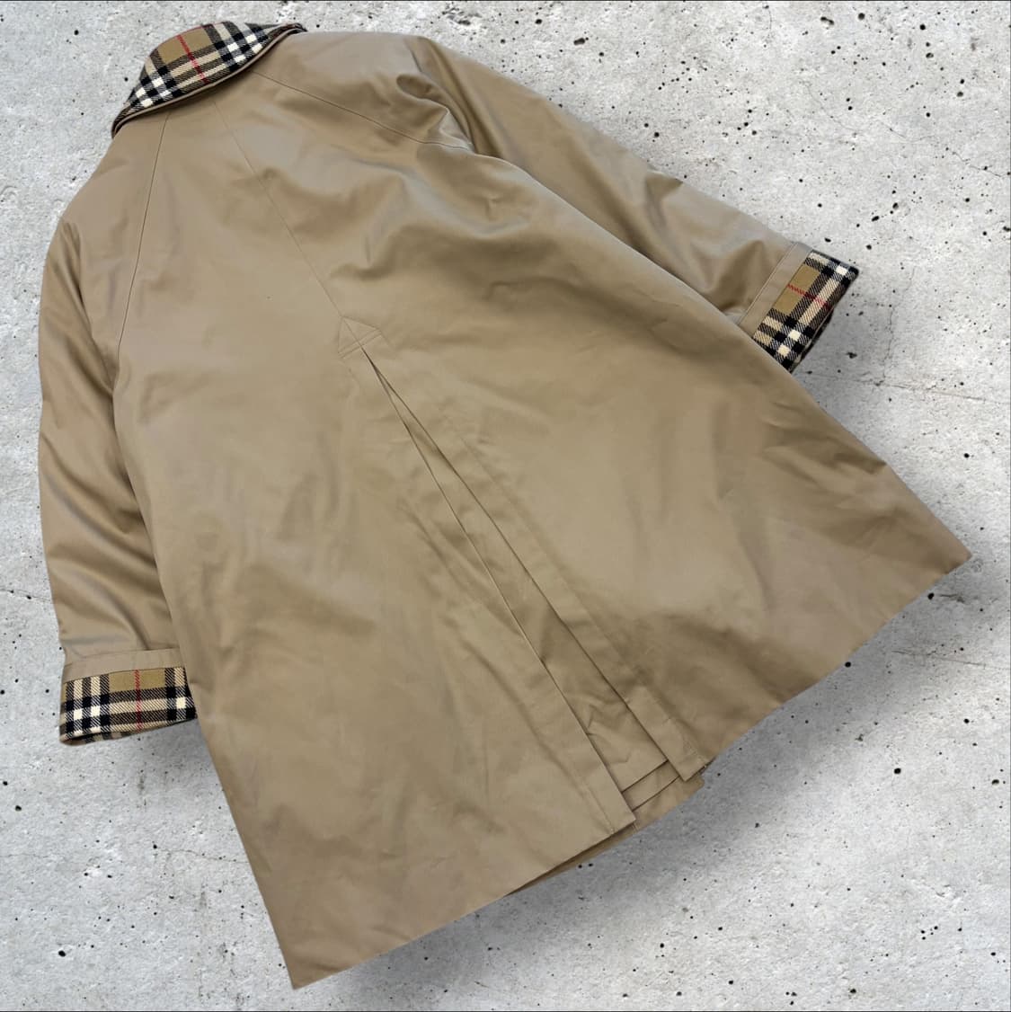 버버리 내피 트렌치 코트 베이지 체크 카라 D57 상품이미지2