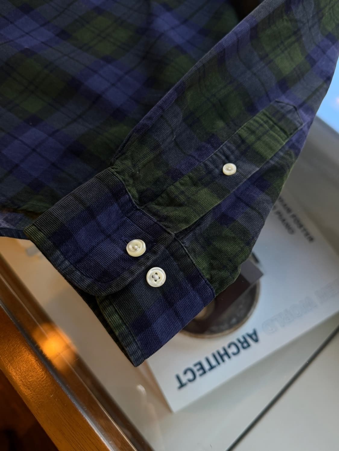 브룩스 브라더스 블랙와치 코듀로이 셔츠 100 상품이미지10