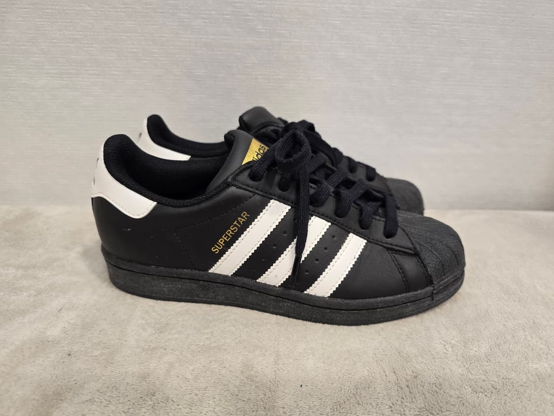 아디다스 슈퍼스타 J 블랙 운동화 스니커즈 230 상품이미지3