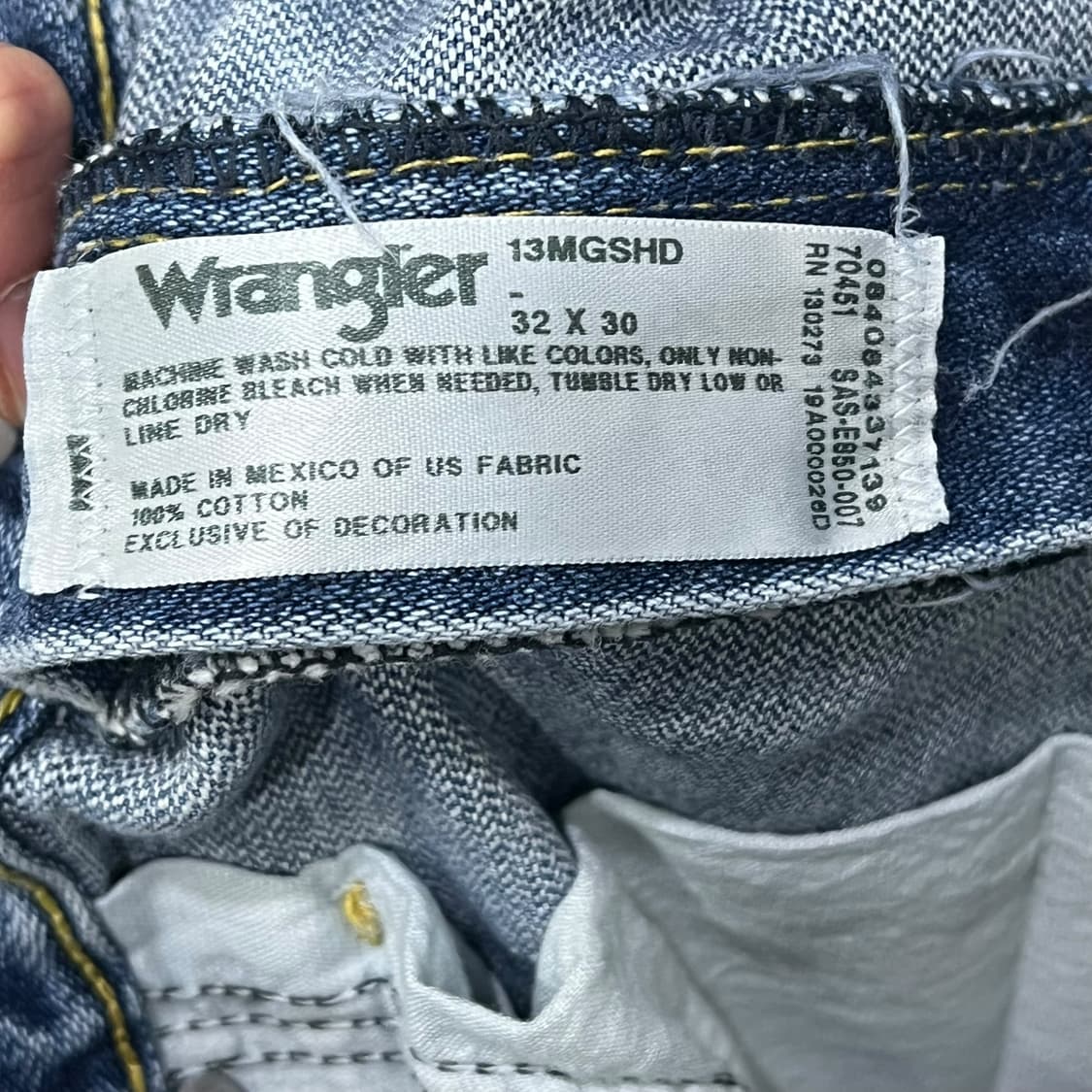 랭글러 워크 데님팬츠 s08478 상품이미지8