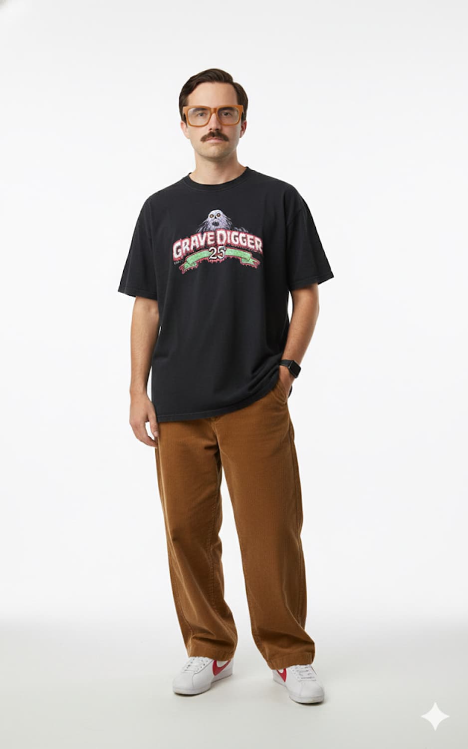 2008년 Grave Digger 25주년 티셔츠 - 2XL 상품이미지1