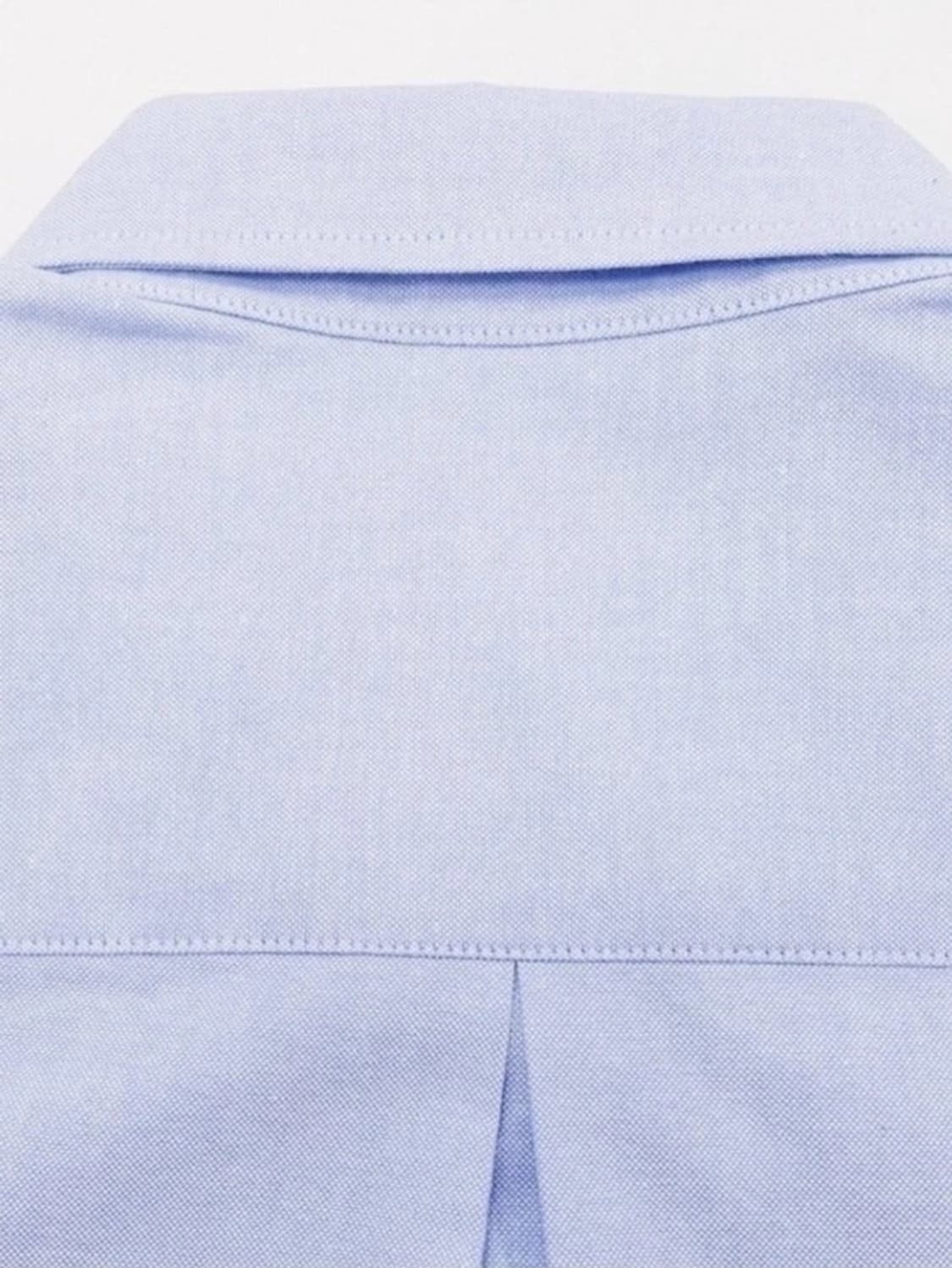 메종키츠네 트라이컬러 폭스헤드 옥스포드 셔츠 (40사이즈) 상품이미지3