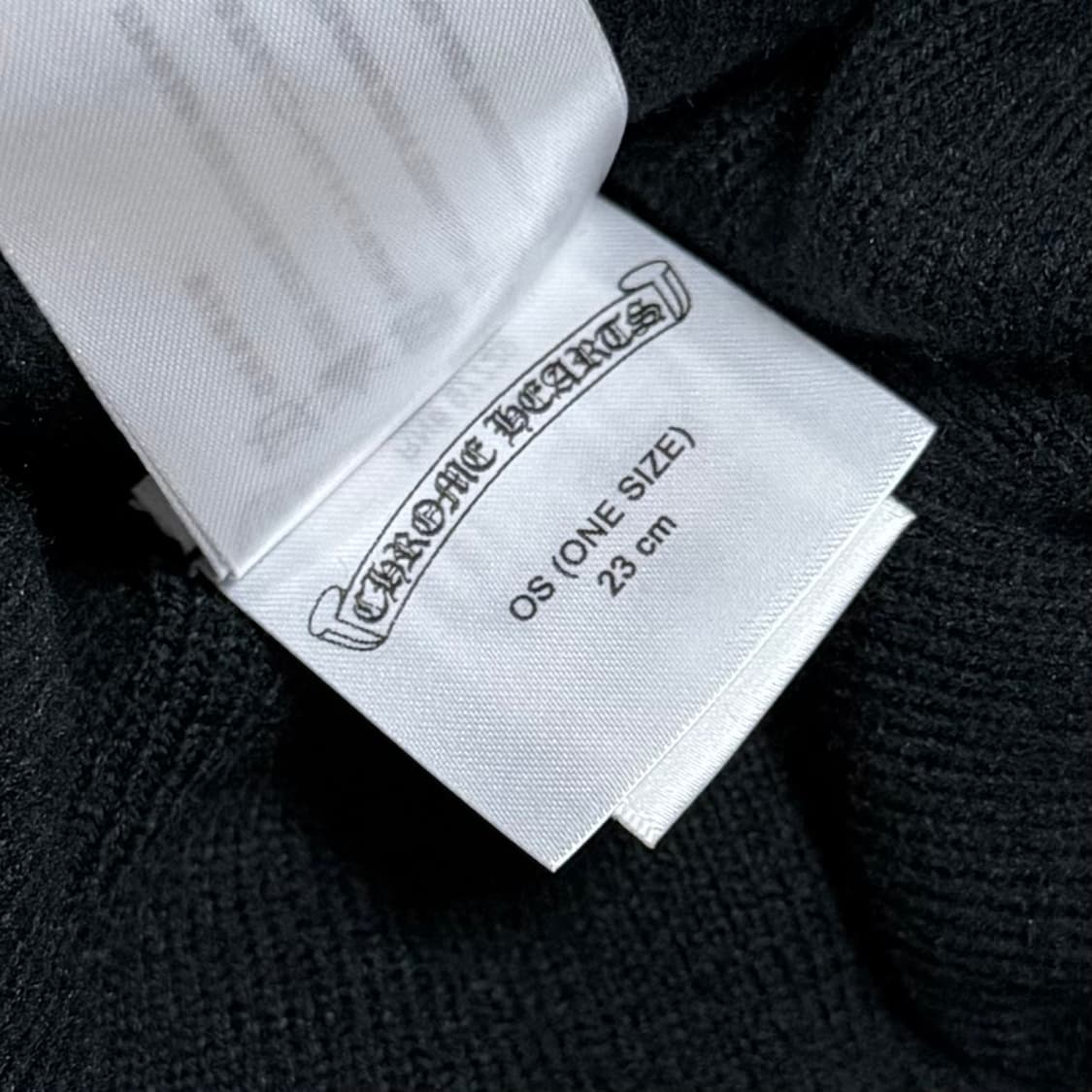 [S+급/OS] 크롬하츠 로고 비니 블랙 상품이미지6