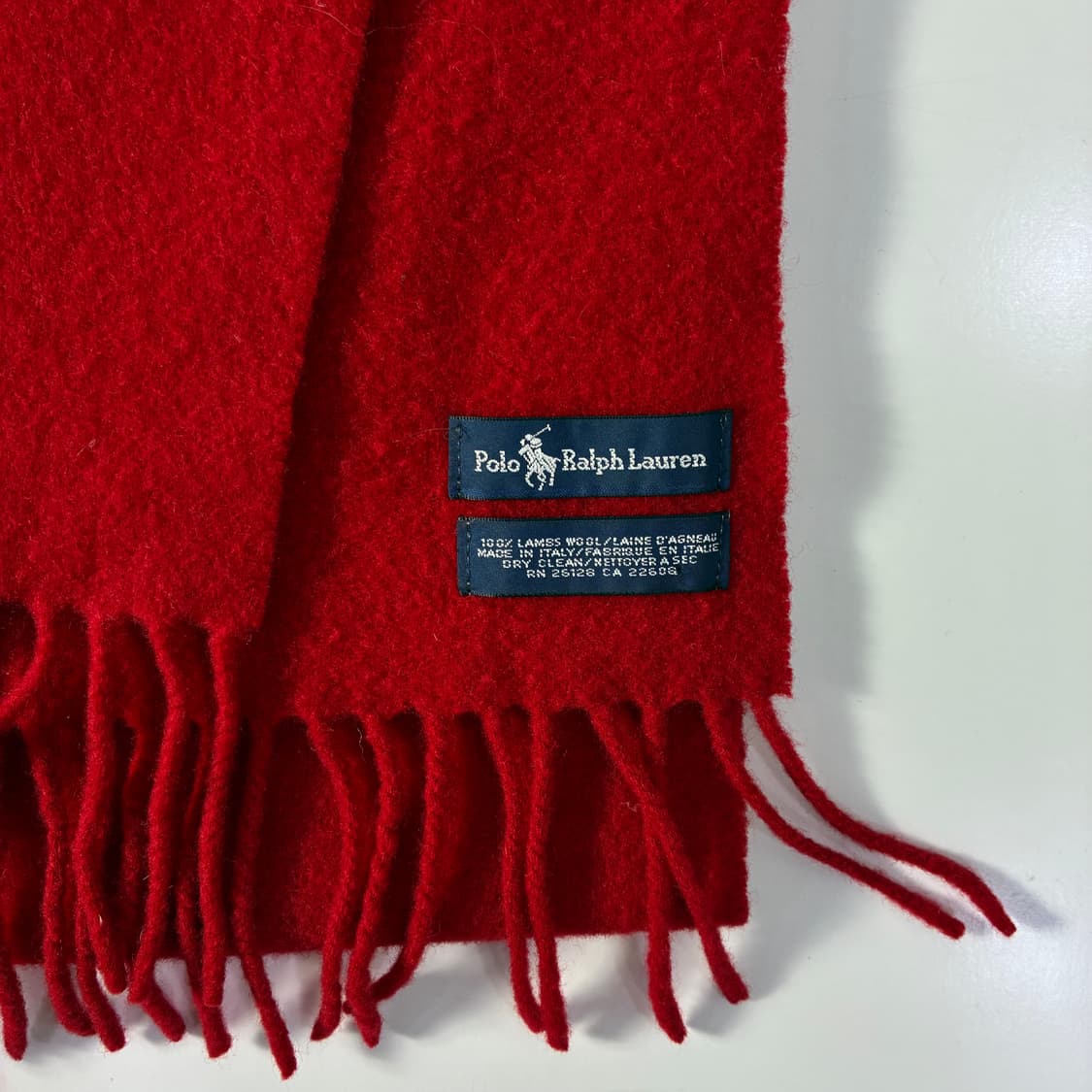 Polo  폴로 랄프로렌 레드 램스울 머플러   상품이미지4