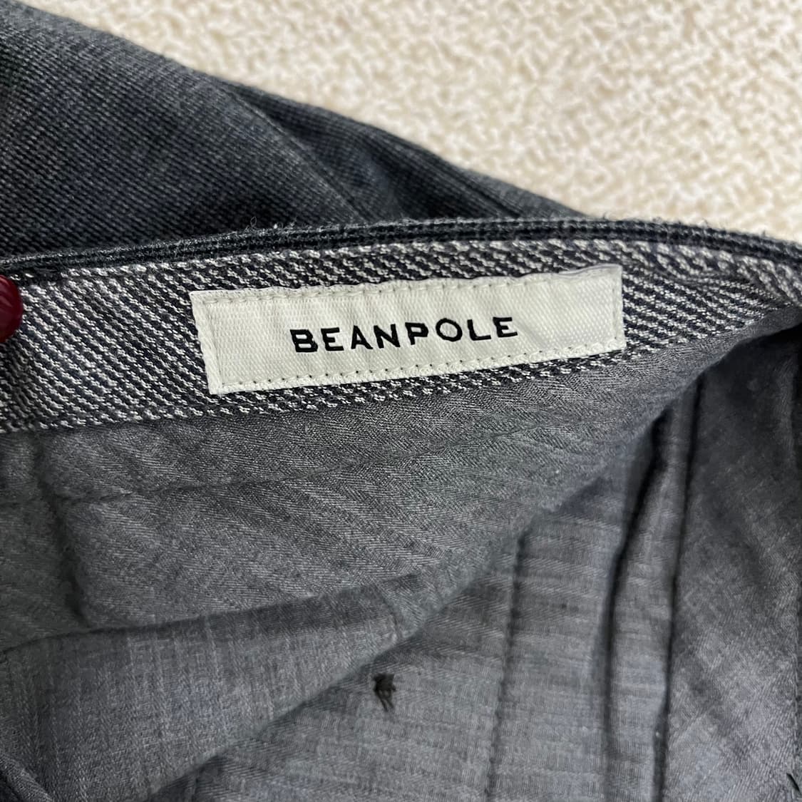 [76] 빈폴 그레이 모달 솔리드 슬랙스 팬츠 바지 0108M1 상품이미지3