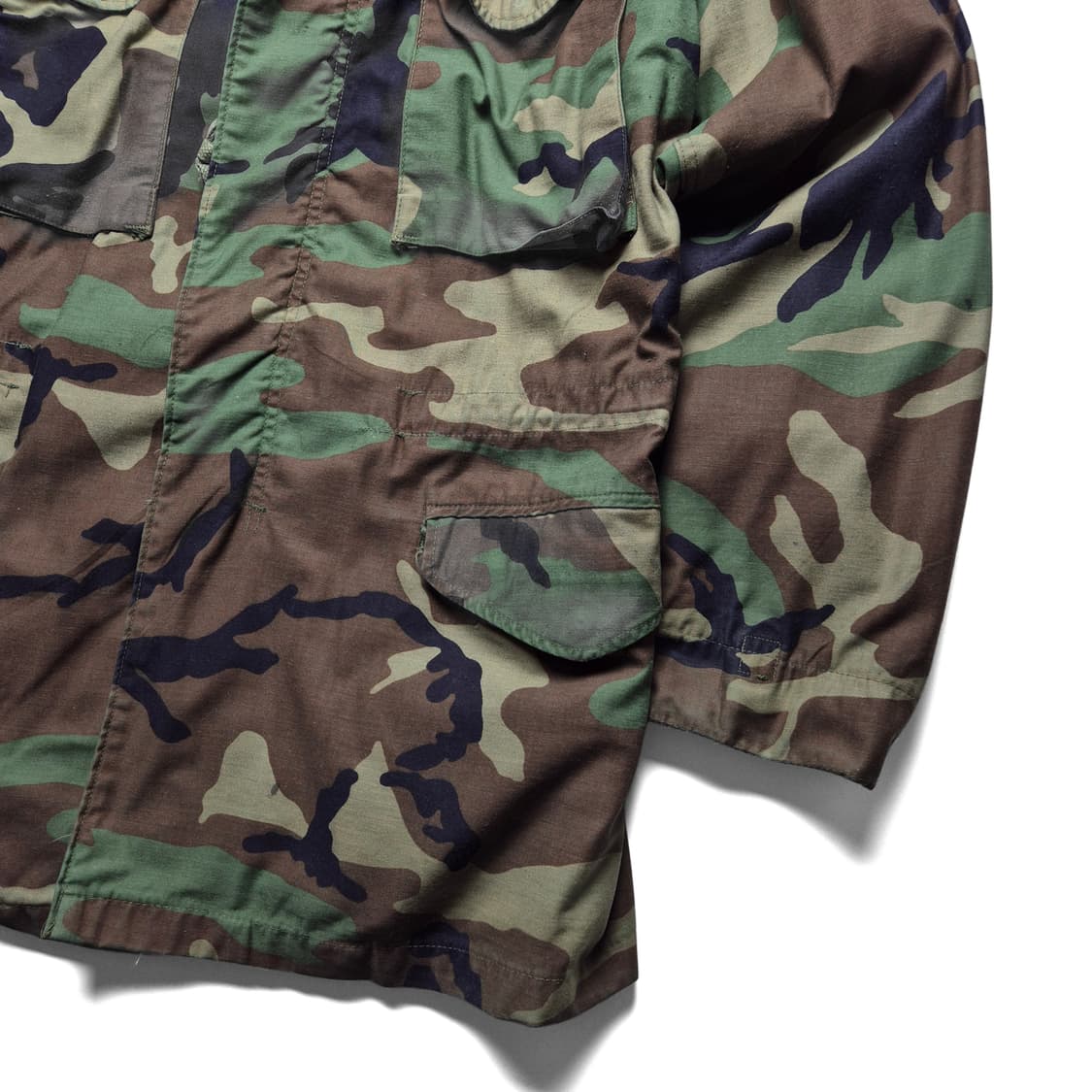 [S] 80s 빈티지 우드랜드 카모 m65 필드자켓 상품이미지4