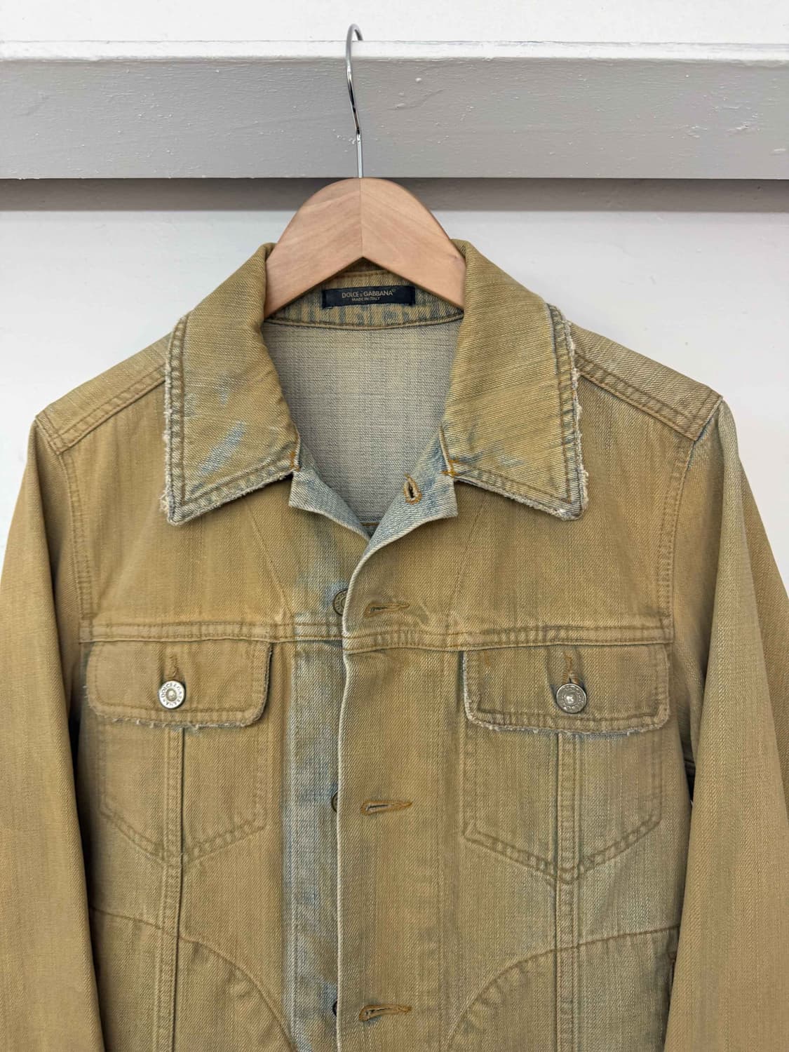 돌체앤가바나 가공 데님자켓 상품이미지3