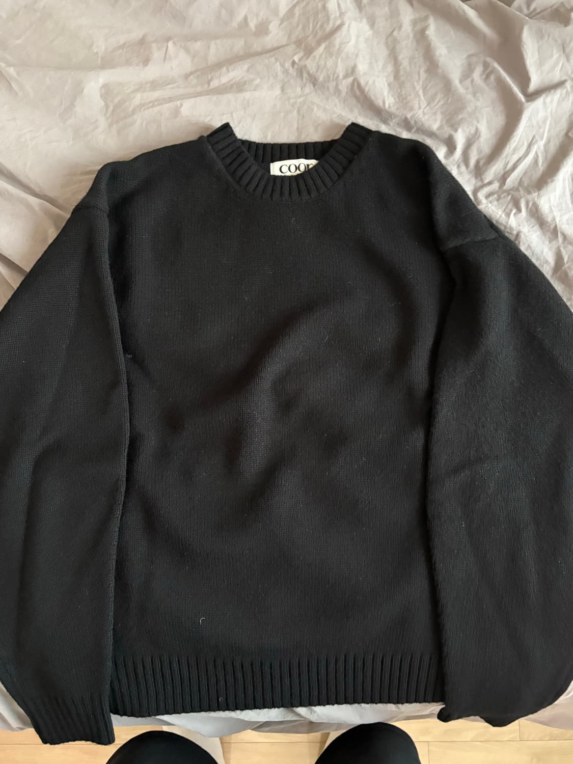 쿠어 울 크롭 니트 스웨터 M 상품이미지1