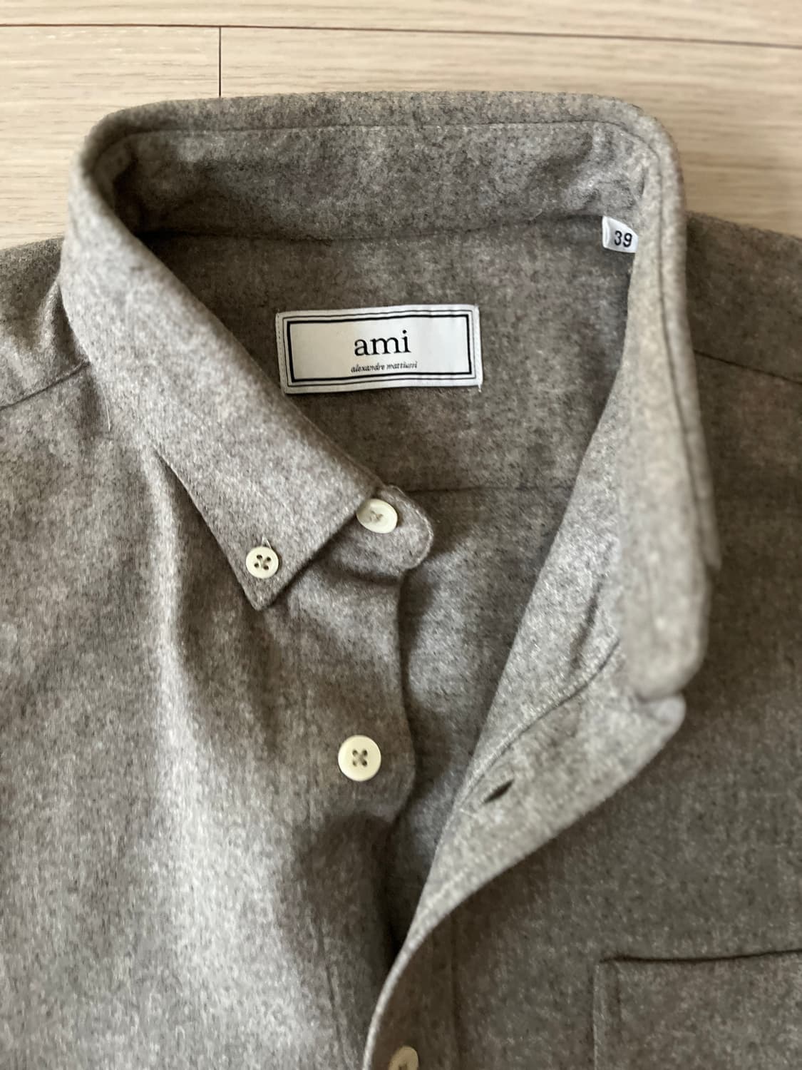 (Man) 아미 울100% 클래식 셔츠  상품이미지2