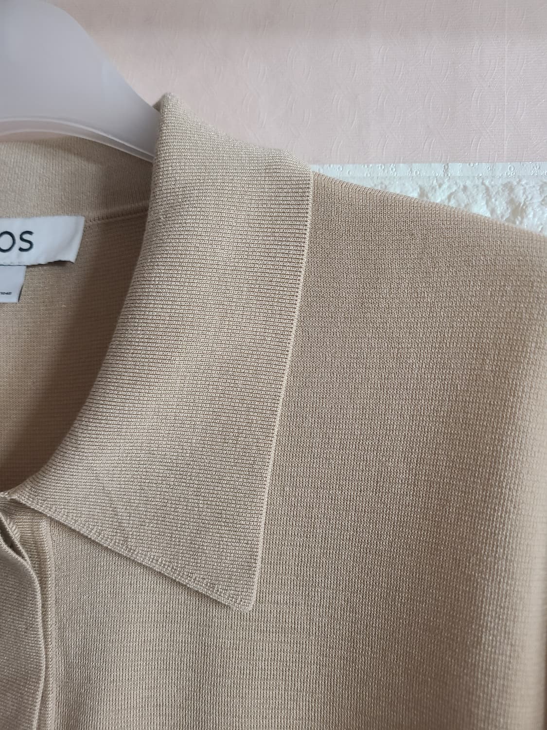 COS 카라 니트 반팔 티셔츠 L 상품이미지3