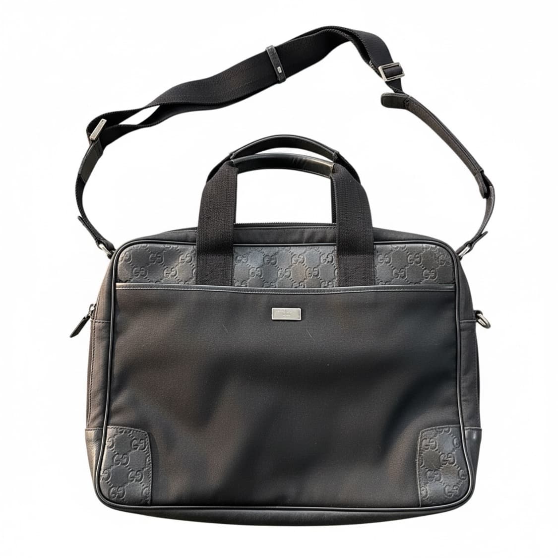 구찌 정품 블랙 서류 가방 상품이미지1