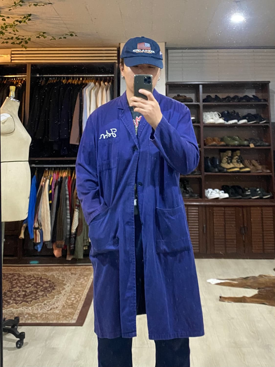 60's french workwear shop coat 상품이미지1