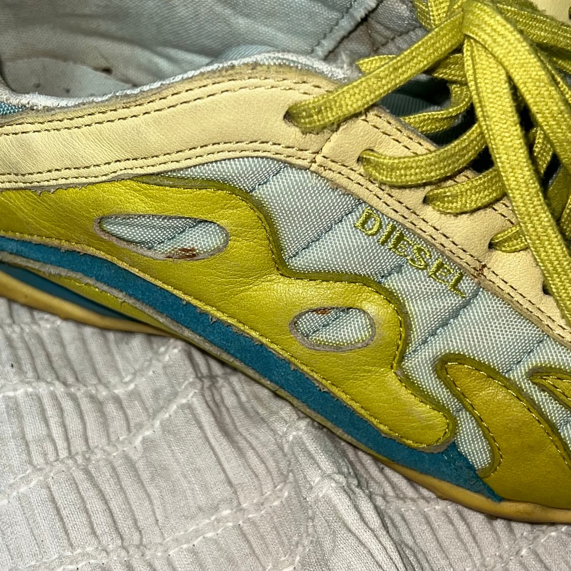 디젤 빈티지 벨 스니커즈 38.5 상품이미지3