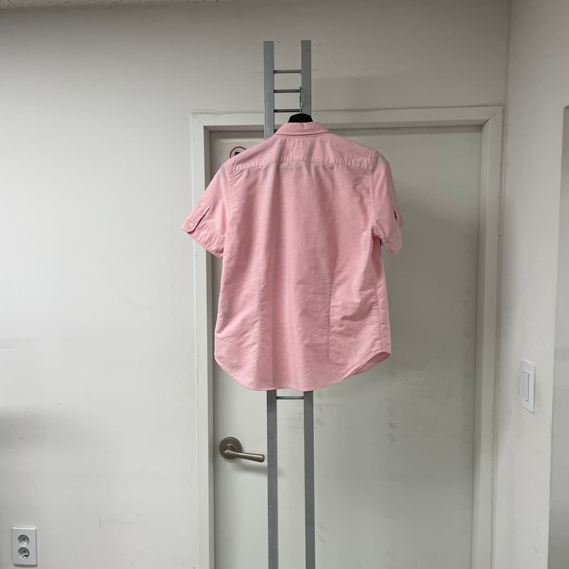 폴로 반팔 셔츠 핑크 L(W) 상품이미지5