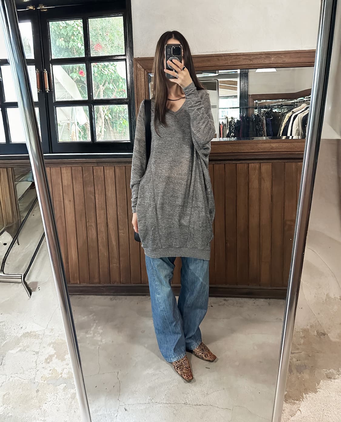 DIESEL v-neck sweatshirt 상품이미지2