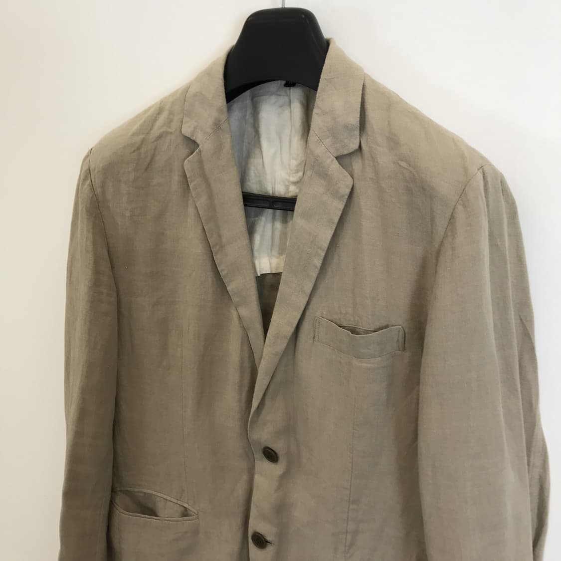 MUJI 무인양품 베이지 린넨100프로 자켓 [M] 상품이미지2