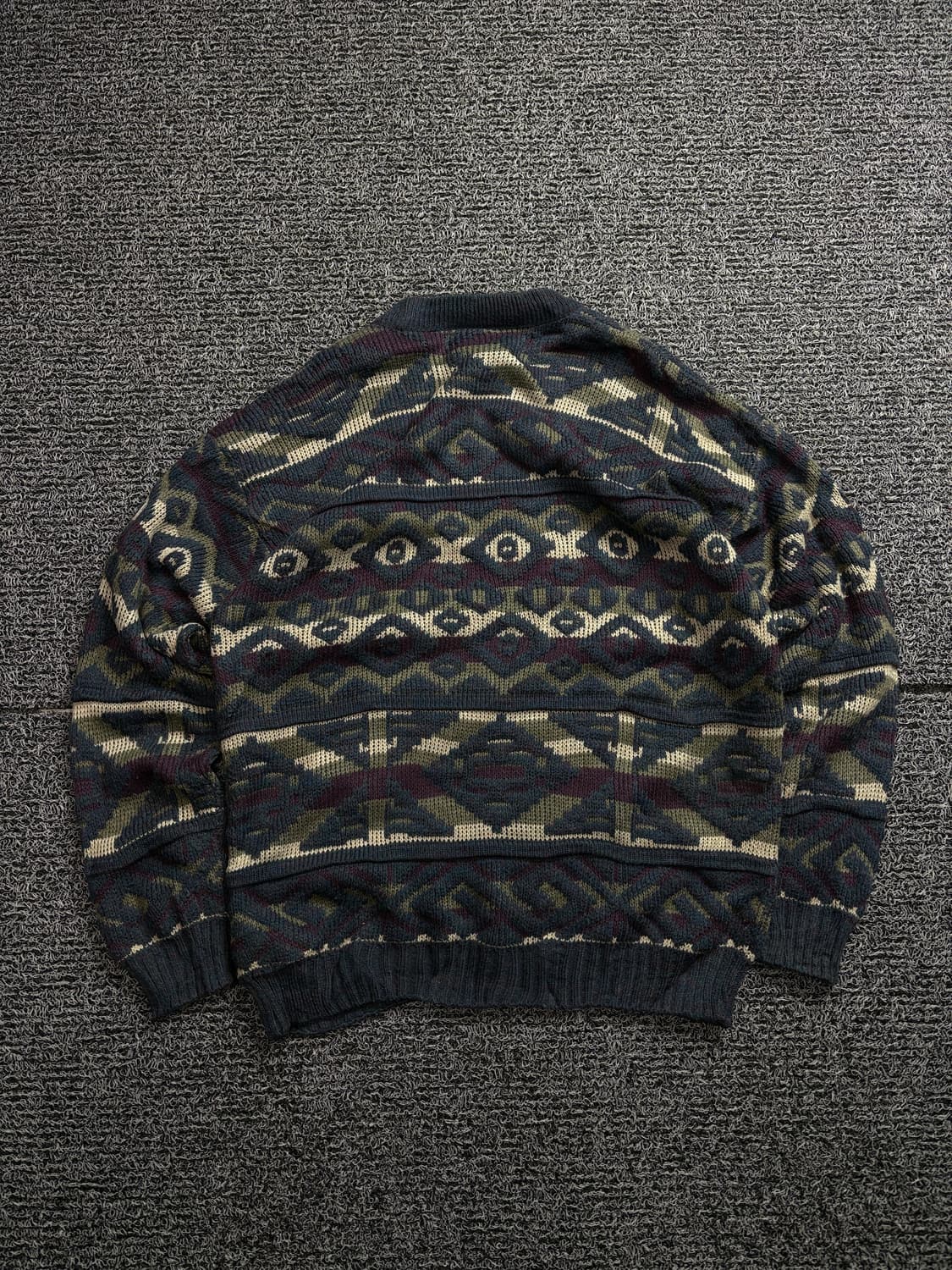 BURTON UK 아카이브 케이블 패턴 스웨터 1969 상품이미지4