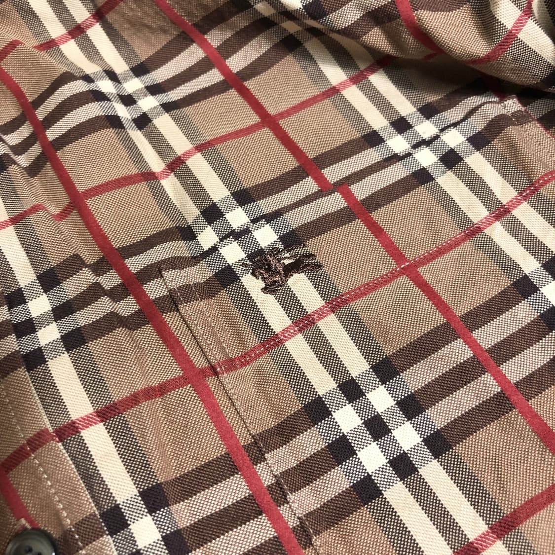 버버리 체크 셔츠 M 상품이미지6