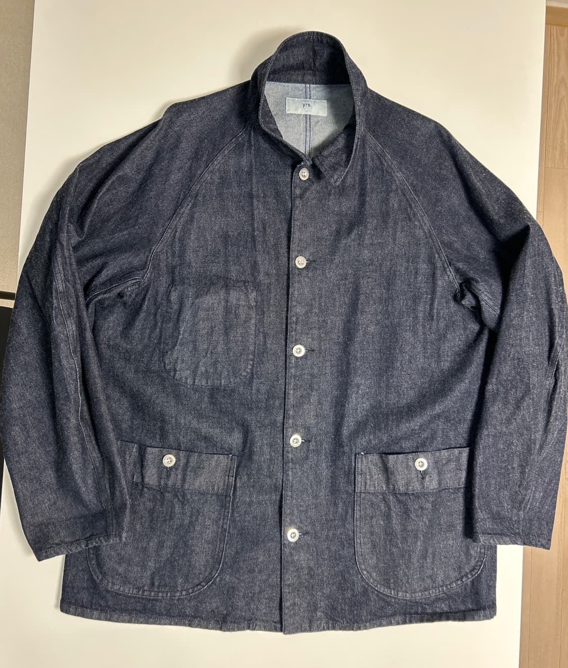 이얼즈어고 INDIGO OKAYAMA COTTON WASHED 워크자켓 상품이미지5