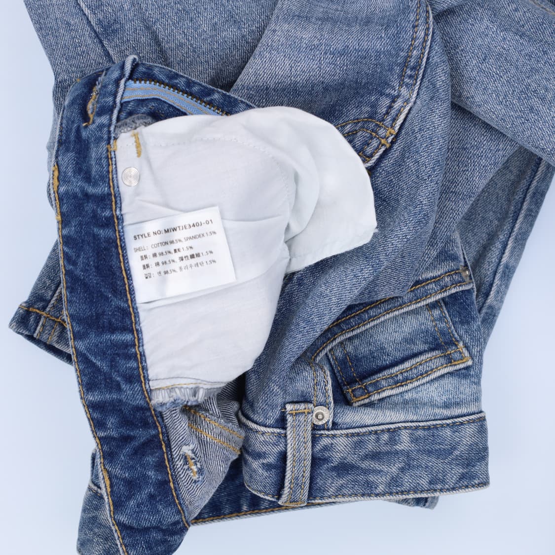 [34] 미쏘 롱 부츠컷 데님팬츠 1208H2 상품이미지4