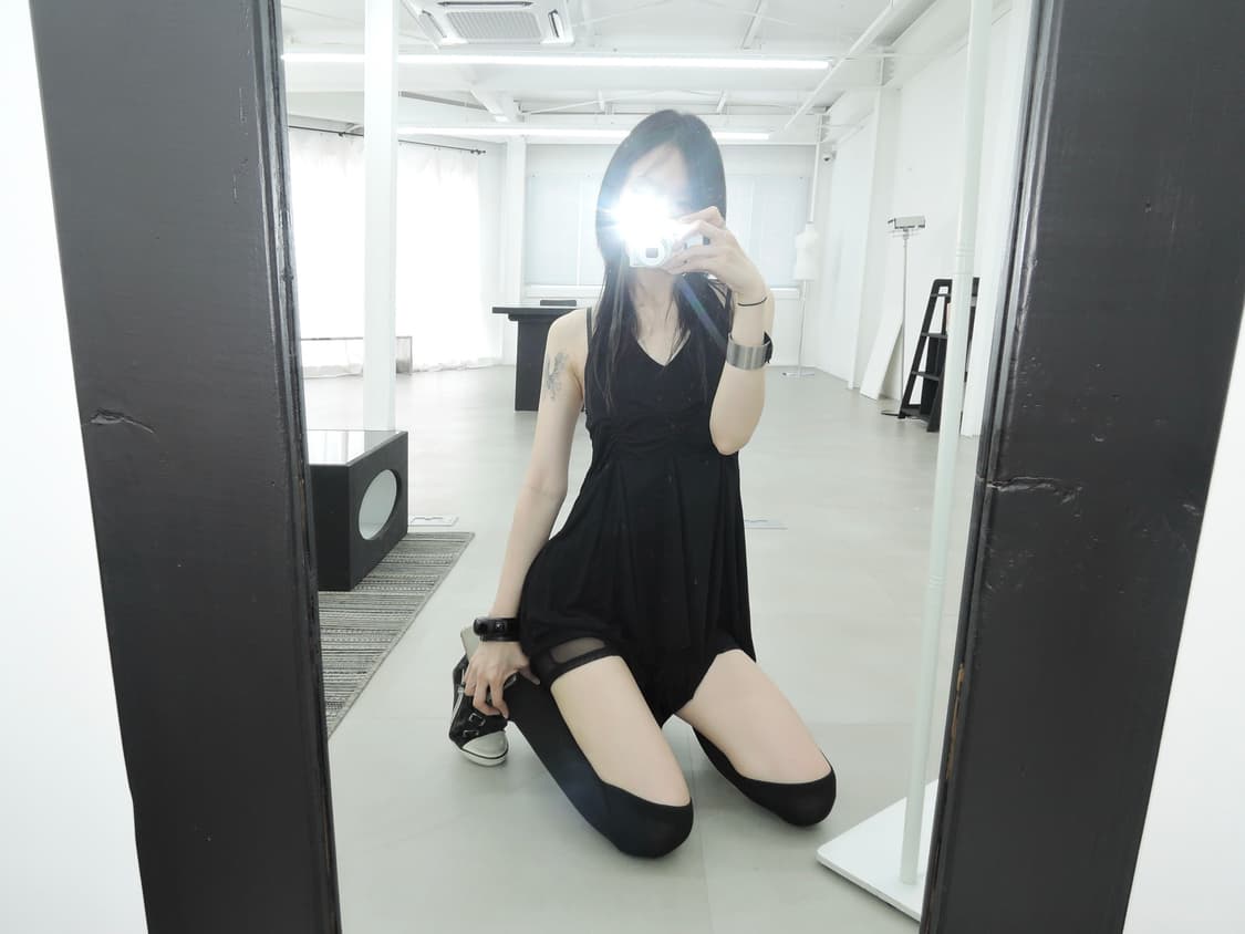Layered Halterneck Handkerchief Dress 상품이미지3
