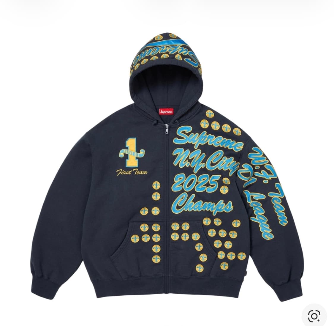 (2XL) 슈프림 리그챔스 후드집업 25fw 상품이미지9