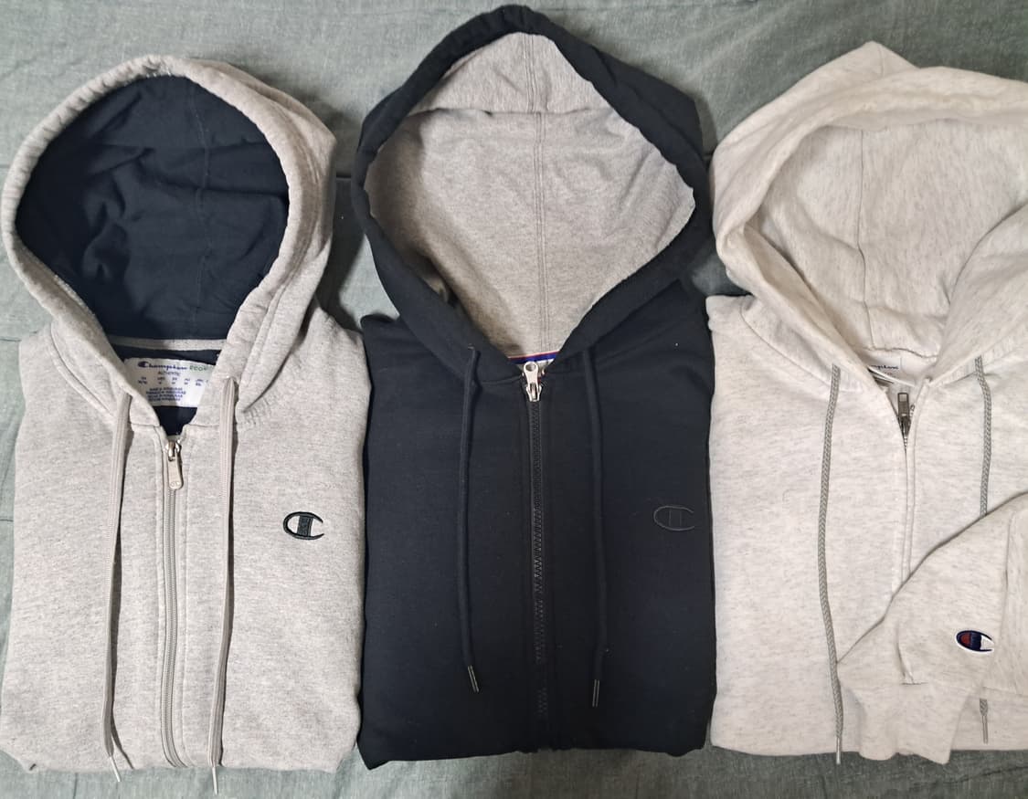 챔피온 후드집업 3종 (화이트판매완료) 상품이미지1