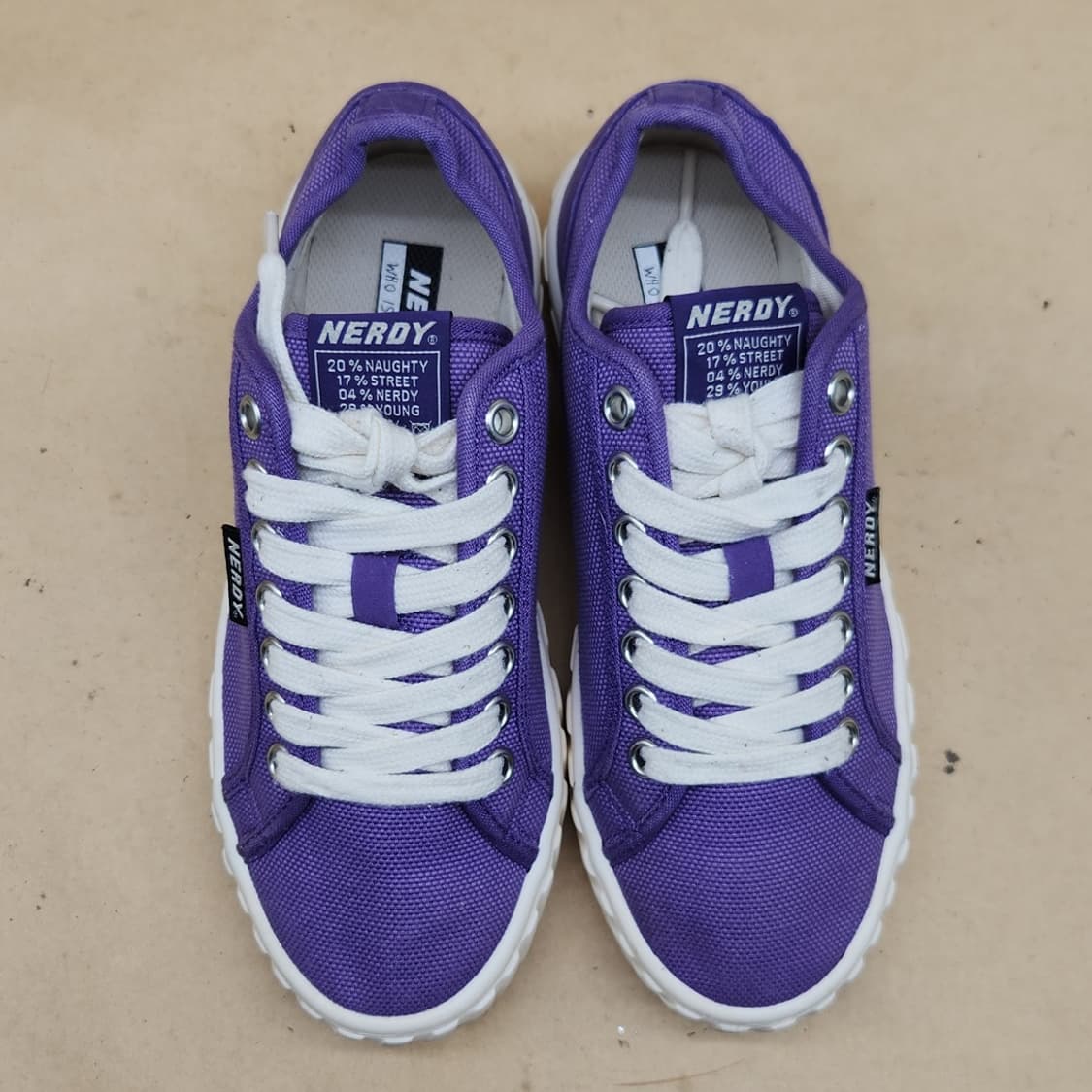 널디 퍼플 여성스니커즈230 상품이미지2