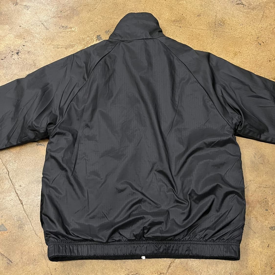 [정품/S] 나이키 검정 흰색 뽀글이 플리스 바람막이 양면 자켓 b16 상품이미지7