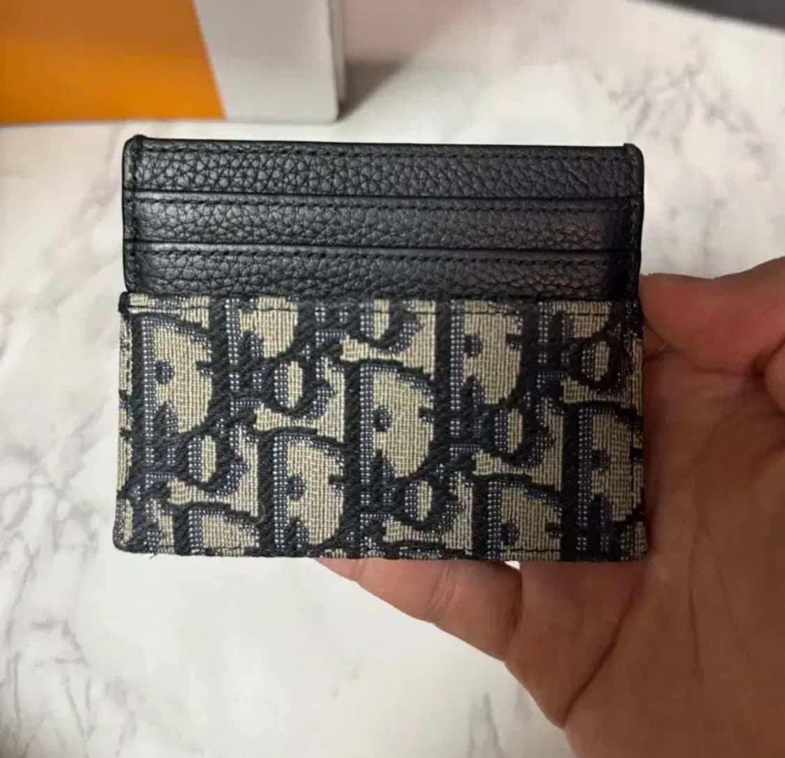[S+급] 디올 오블리크 자카드 카드지갑 베이지 상품이미지2