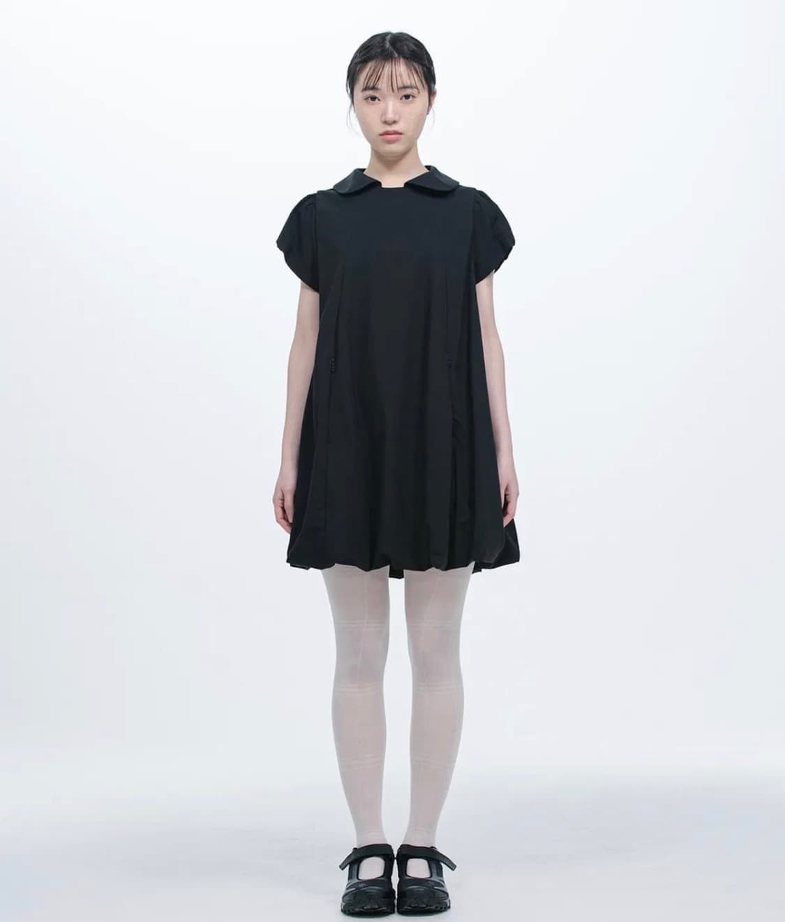 오헤시오 벌룬 미니 드레스 블랙 상품이미지1