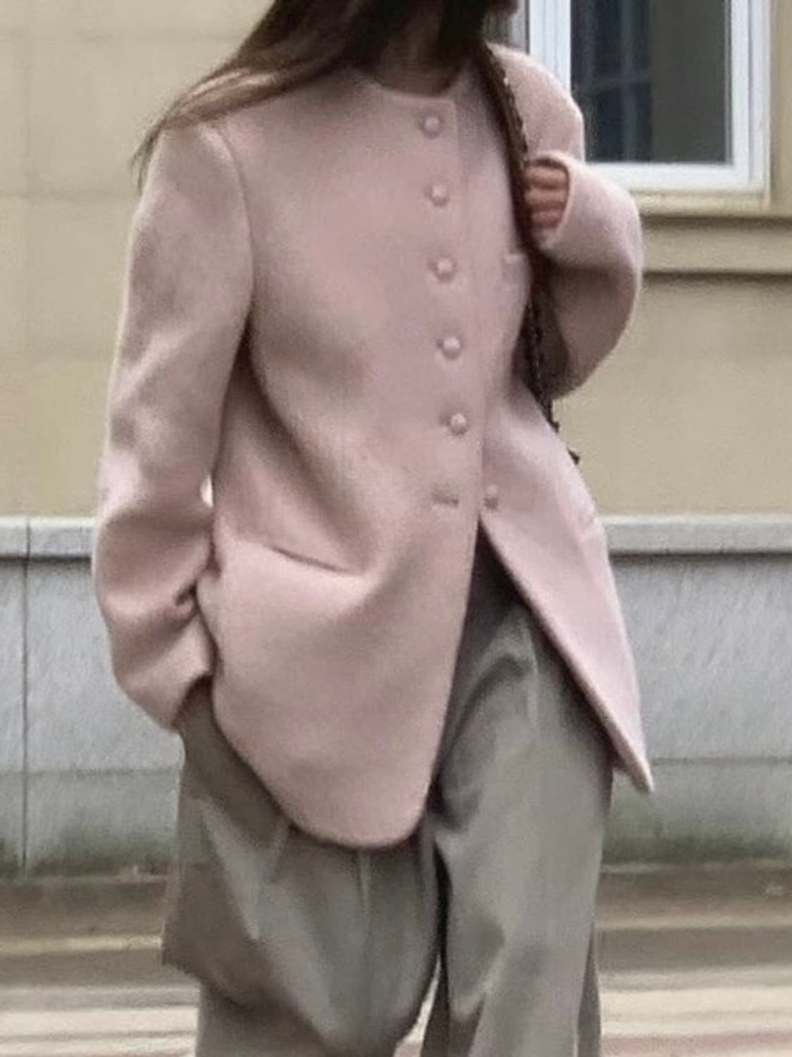 오픈업클로젯 노카라 울자켓 상품이미지1