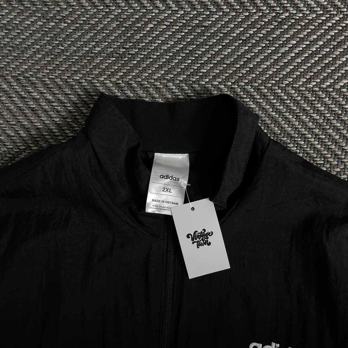 아디다스 아치로고 블랙 나일론 바람막이o 3268 상품이미지5