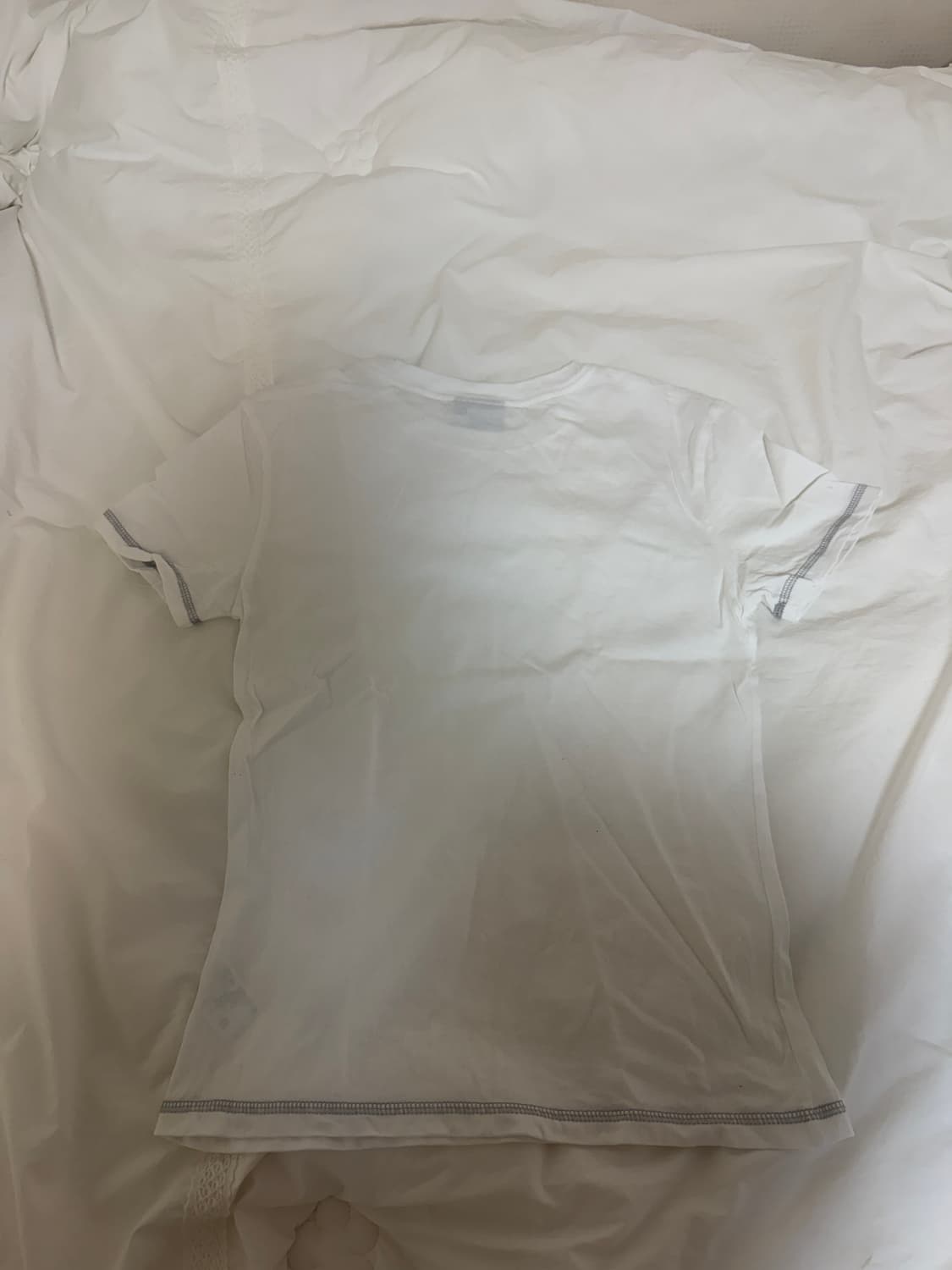 아캄 cracked sun half top white 1사이즈 상품이미지3