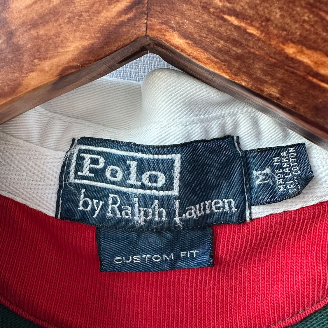 폴로 랄프로렌 구형 럭비 셔츠 커스텀핏 M 상품이미지8
