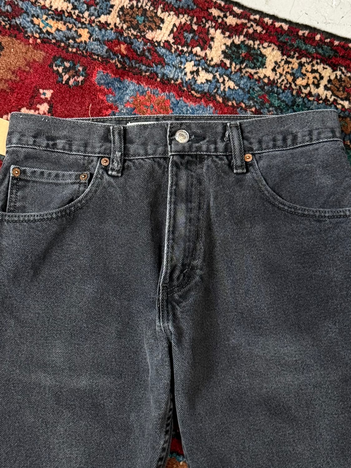 00's 빈티지 리바이스 517 블랙 부츠컷 플레어진 상품이미지5