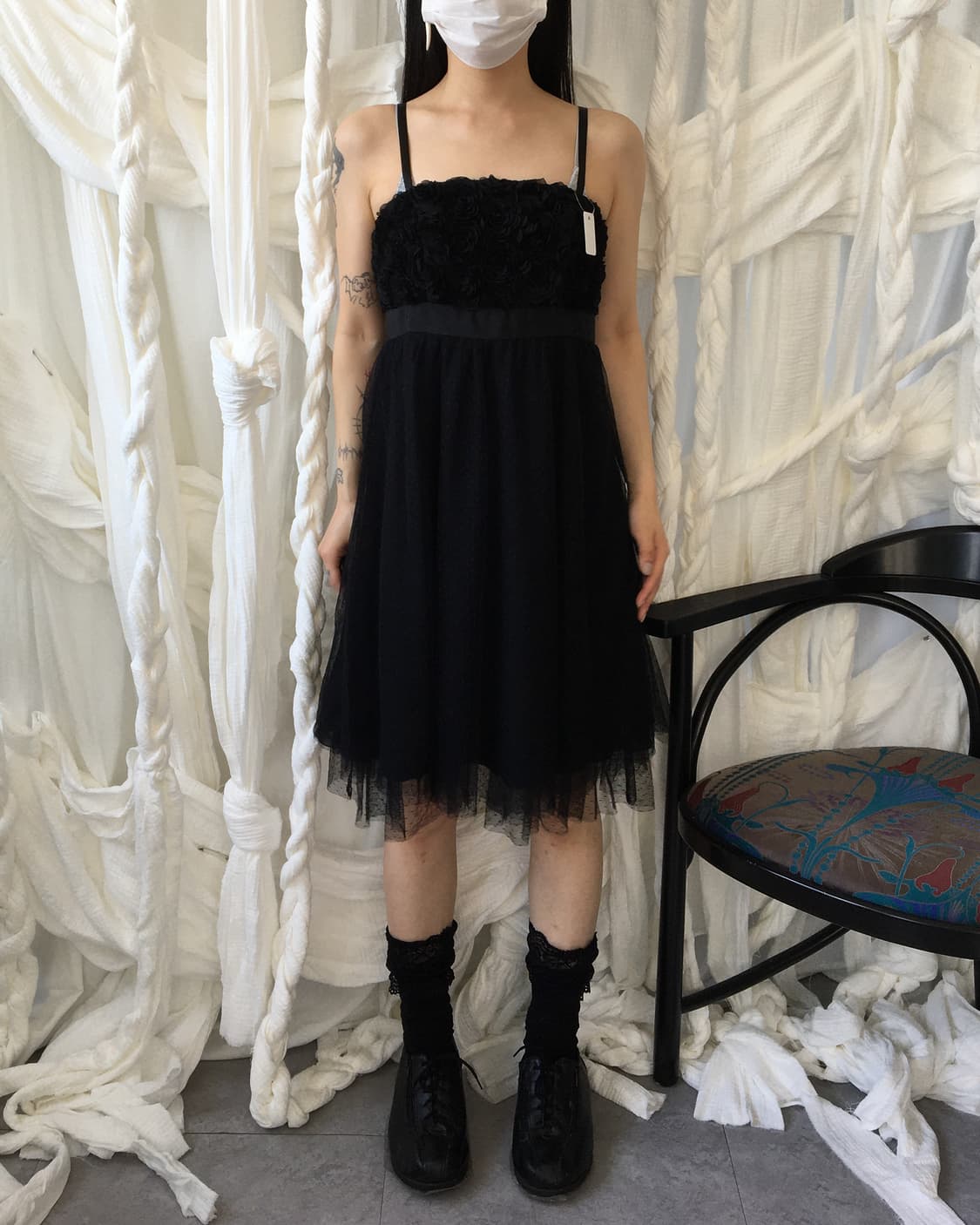 Flower point sleeveless onepiece 상품이미지8