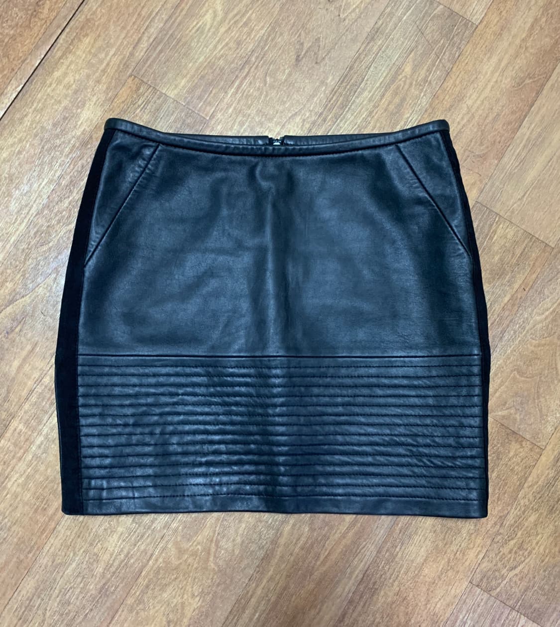 SANDRO 산드로 미니 스커트(레더-램스킨)2 사이즈 상품이미지1