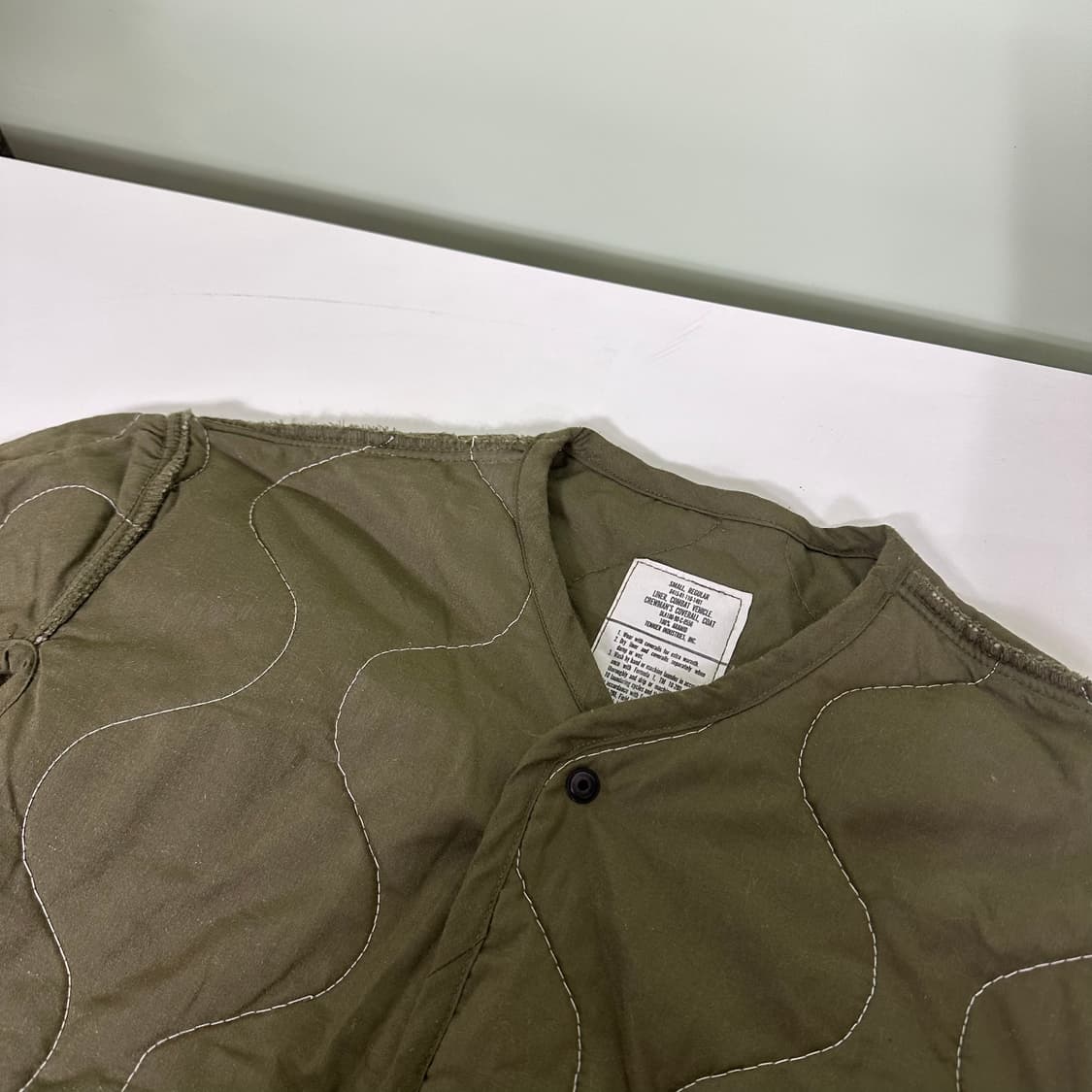 95 80s US ARMY 깔깔이 라이너자켓 상품이미지3