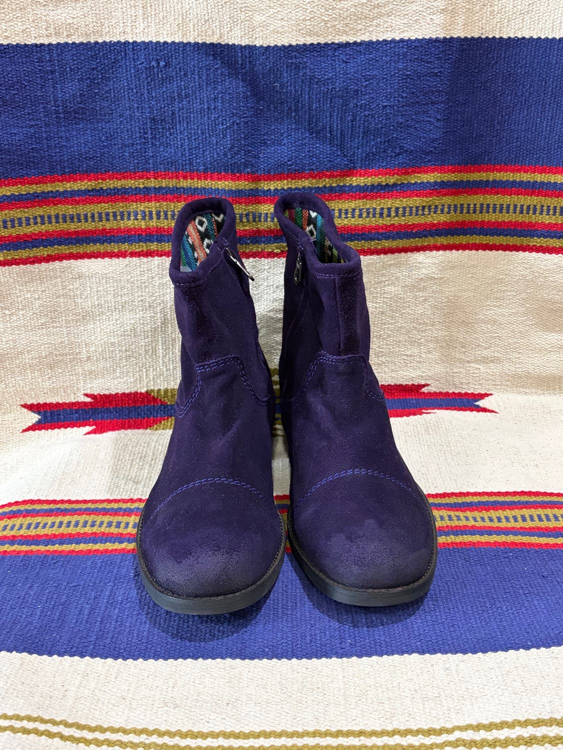 솔로 앤 더블 스웨이드 웨스턴 부츠 상품이미지2