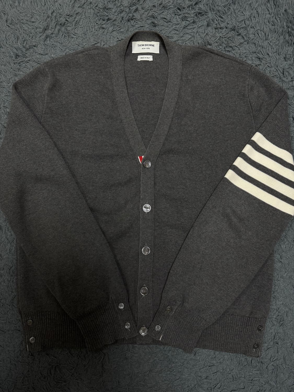 톰브라운 밀라노스티치 사선 가디건 3사이즈 상품이미지1