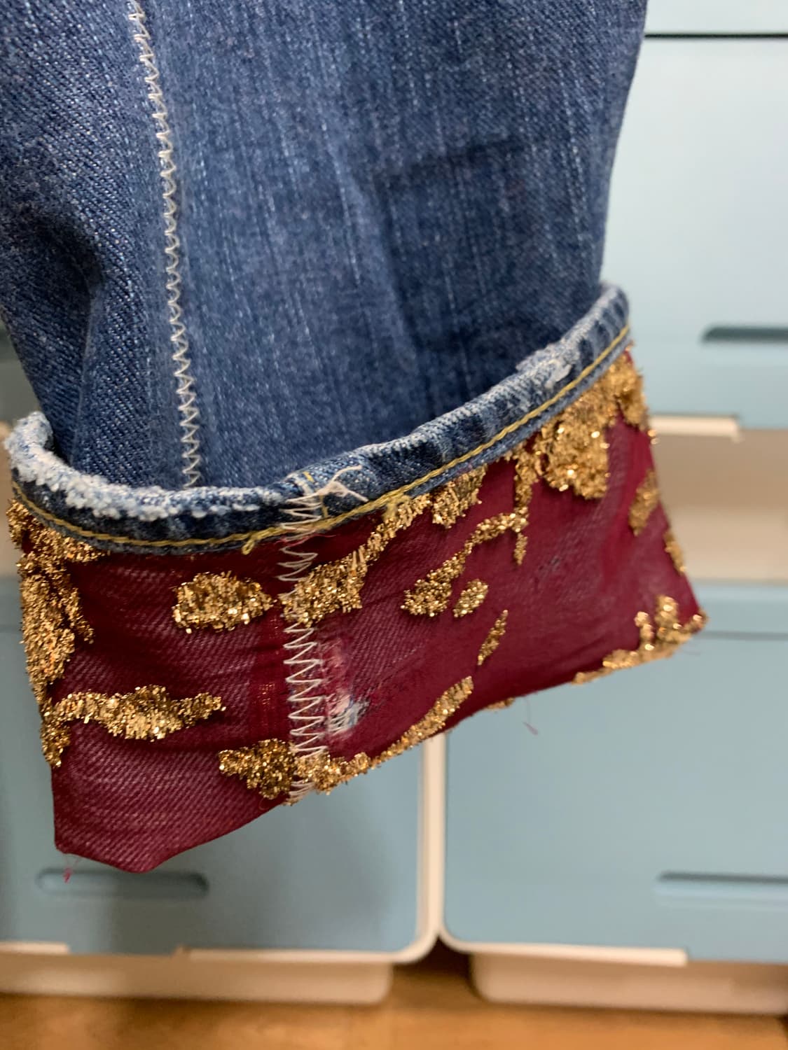 [0x30] 넘버나인 03년도 커트기 데님팬츠 상품이미지4