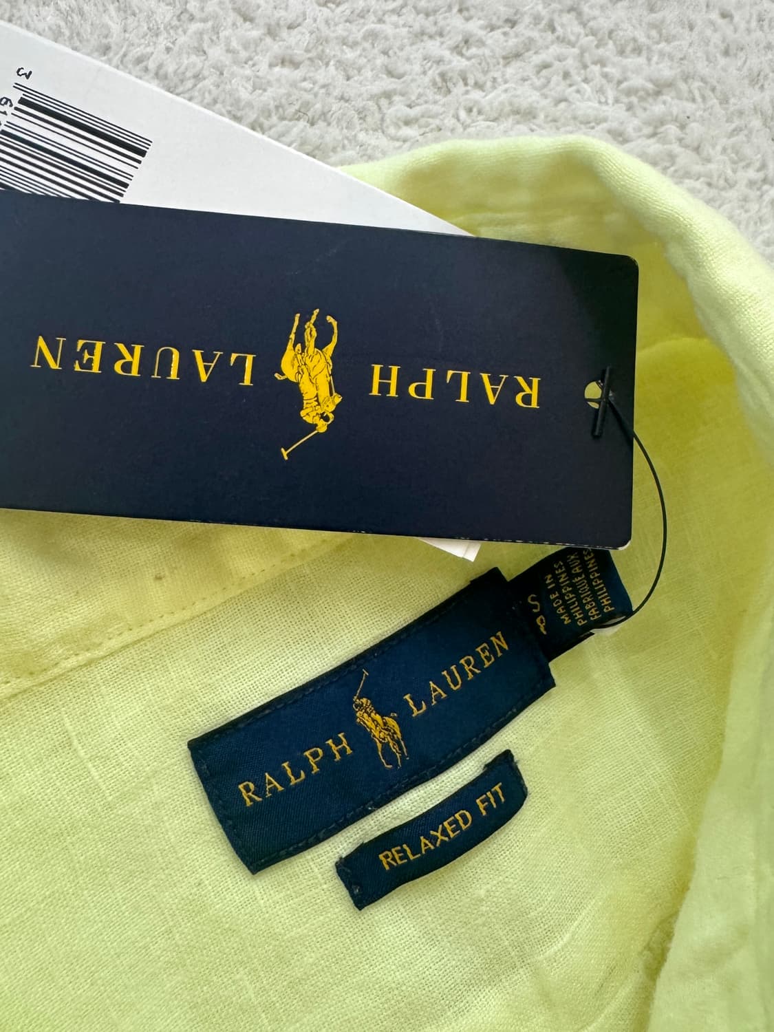 폴로 레몬 린넨 셔츠 상품이미지4