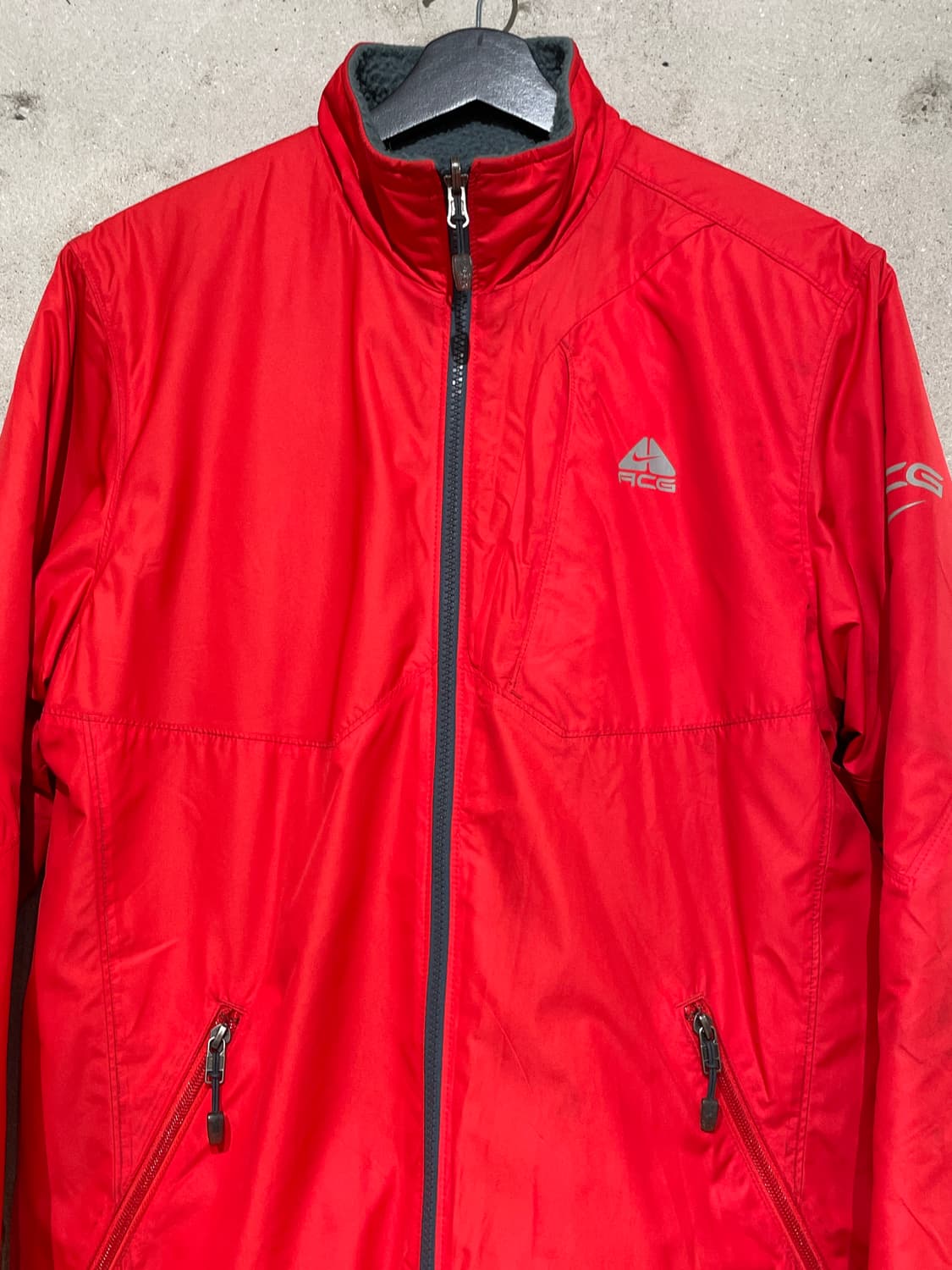 나이키 acg 레드 앤 그레이 클리마 핏 리버시블 플리스 자켓 상품이미지6