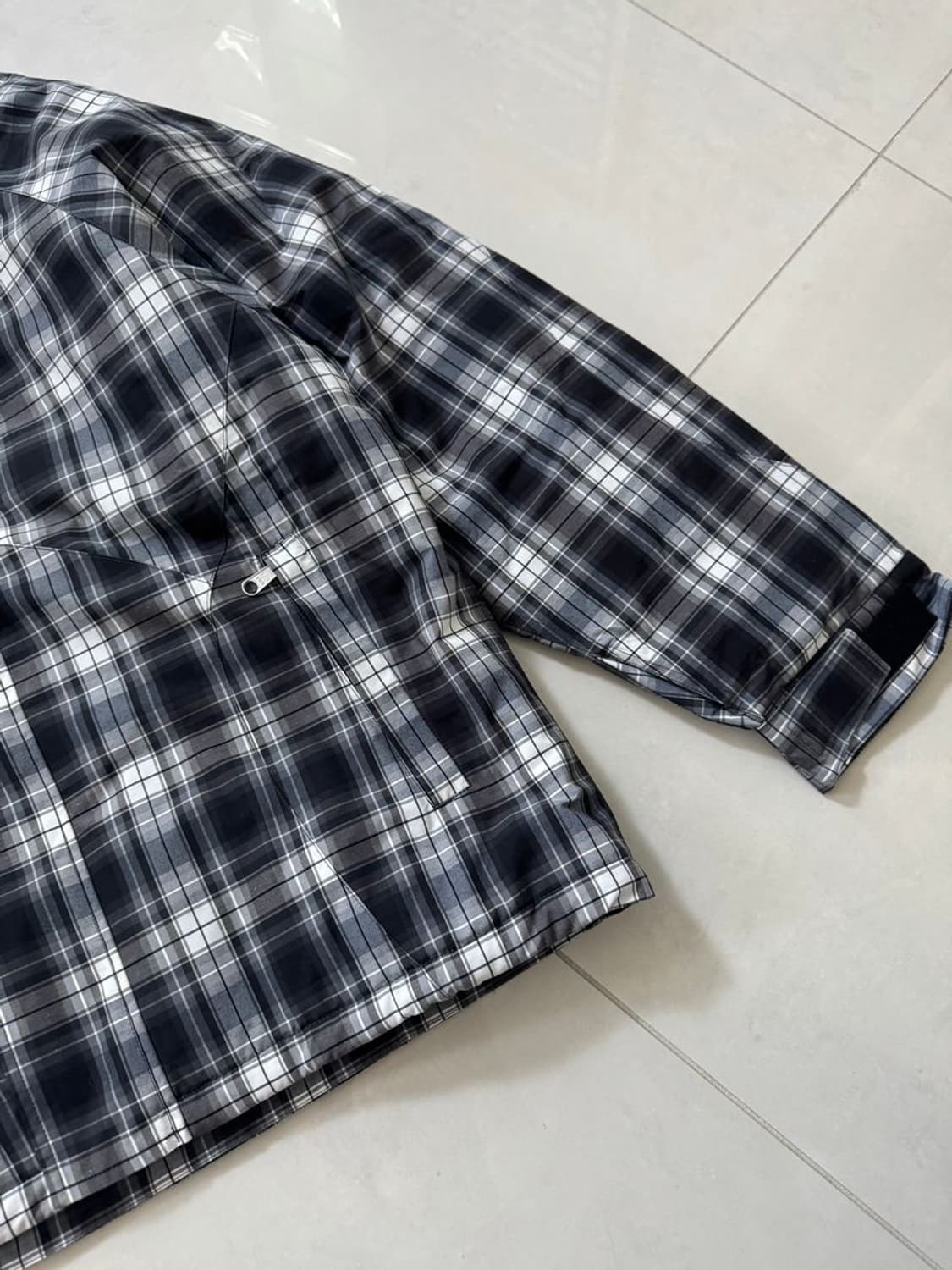 HOODED CHECK JACKET 후드 체크 재킷 상품이미지8