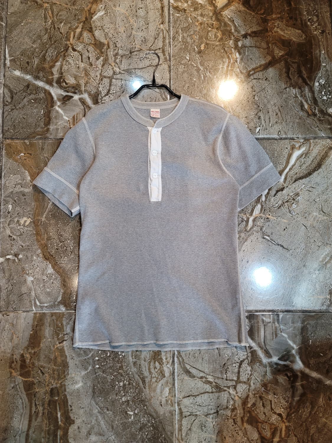 리얼맥코이 헨리넥 반팔, 긴팔 티셔츠 2장 일괄 판매 상품이미지4